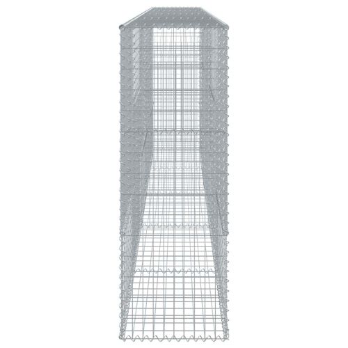 Габионна кошница с покритие, 500x50x150 см, поцинковано желязо