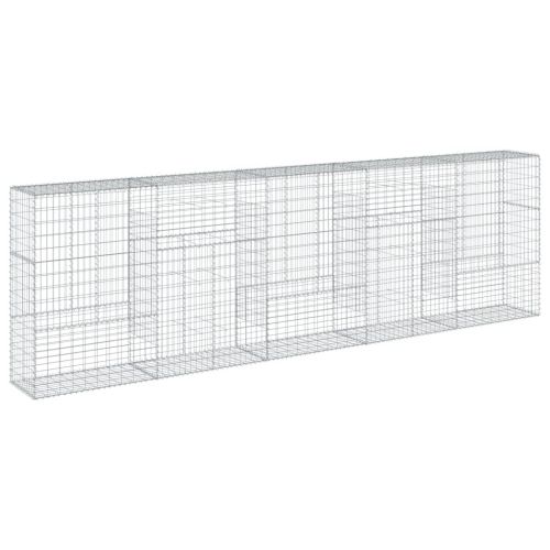 Габионна кошница с покритие, 500x50x150 см, поцинковано желязо