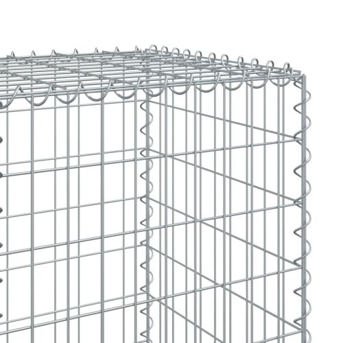 Габионна кошница с покритие, 500x50x150 см, поцинковано желязо