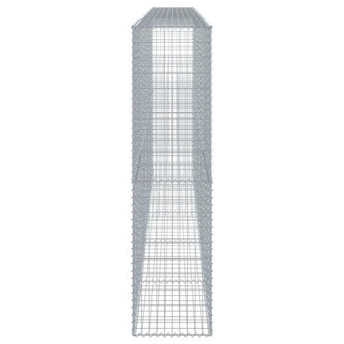 Габионна кошница с покритие, 500x50x200 см, поцинковано желязо