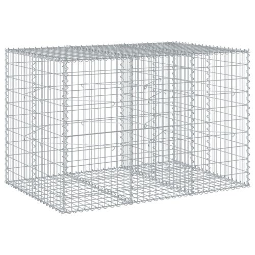 Габионна кошница с покритие, 150x100x100 см, поцинковано желязо