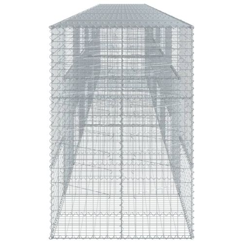 Габионна кошница с покритие, 1000x100x150см, поцинковано желязо