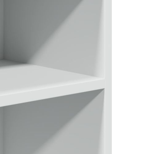 Помощна маса с колелца бяла 55x60x78 см инженерно дърво