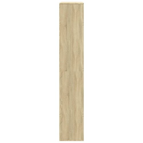 Разделител за стая сонома дъб 100x33x187,5 см инженерно дърво