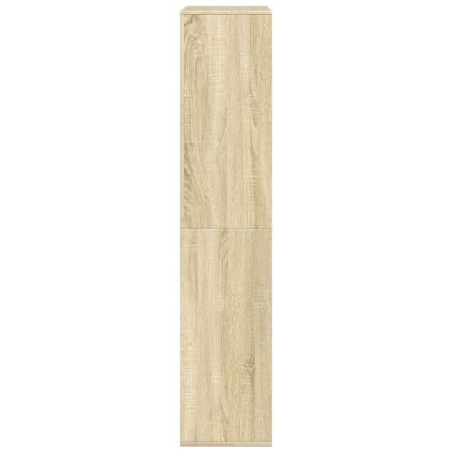 Разделител за стая сонома дъб 100x33x155,5 см инженерно дърво