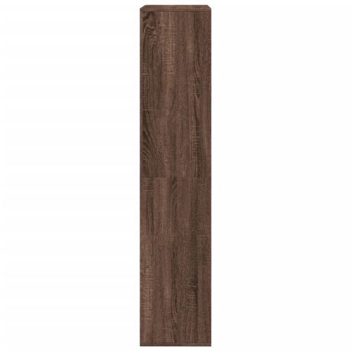 Разделител за стая кафяв дъб 100x33x155,5 см инженерно дърво