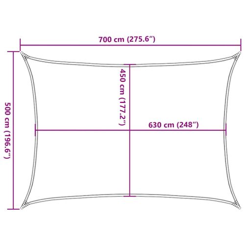 Платно-сенник, 160 г/м², червено, 5x7 м, HDPE