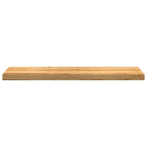 Стълбищни стъпала, 4 бр, светлокафяви, 100x30x2 см, дъб масив