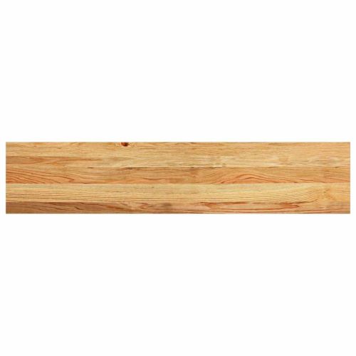 Стълбищни стъпала, 8 бр, светлокафяви, 120x30x2 см, дъб масив