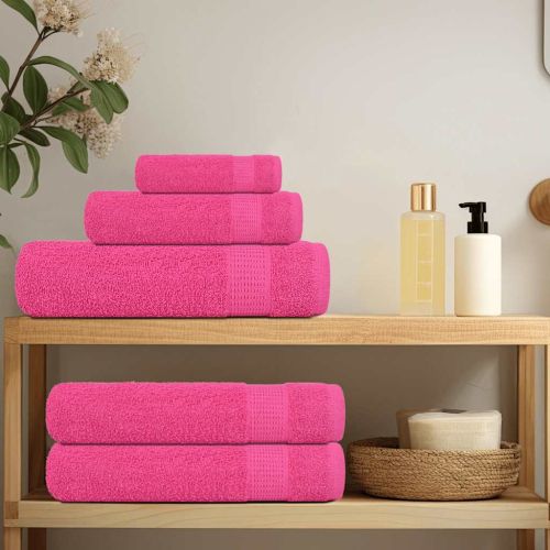 Кърпи за сауна FROGN 2 бр. Розови 80x200 см 360 г/м²