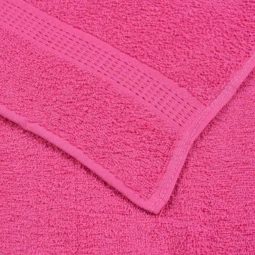Кърпи за сауна FROGN 2 бр. Розови 80x200 см 360 г/м²