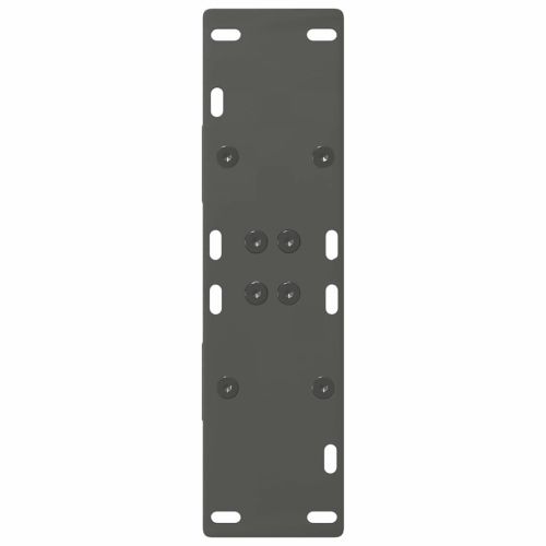 Крака за трапезна маса, А-образни, 2 бр., антрацит, 50x(72-73) см, стомана