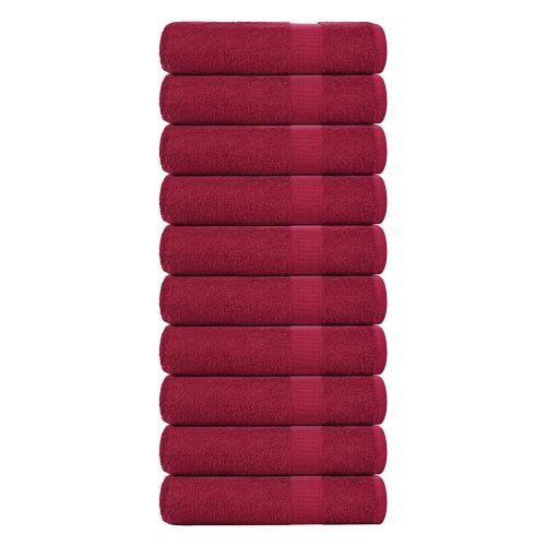 Кърпи за ръце FROGN 10 бр. бордо 50x100 см 360 г/м²
