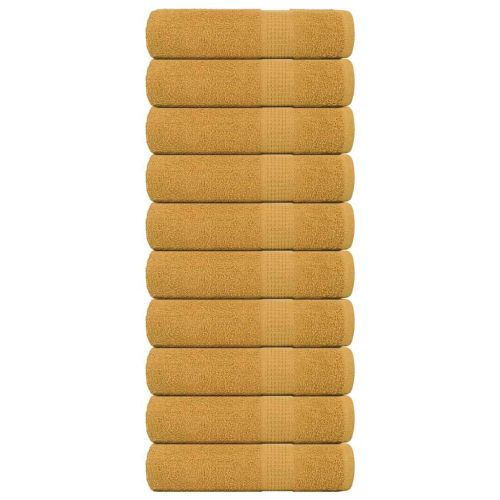 Кърпи за душ FROGN 10 бр. Златни 70x140 см 360 г/м²