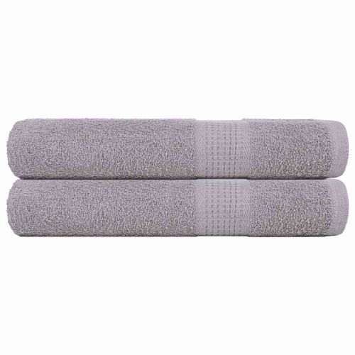 Кърпи за сауна FROGN 2 бр. сиви 80x200 см 360 г/м²