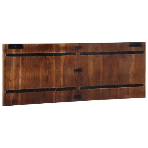 Табла за глава Multicolour 140 cm Масивна дървесина Reclaimed