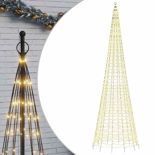 LED коледна елха 1534 LED топло бяло 500 см