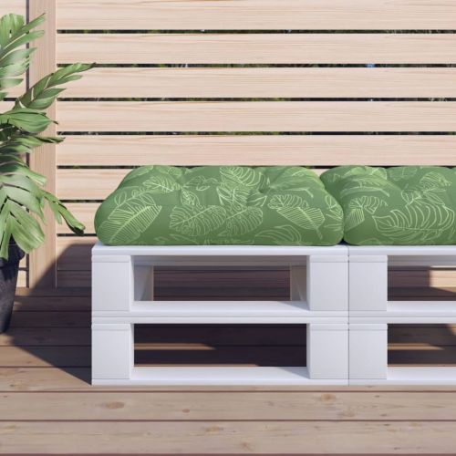 Палетна възглавница на листа 58x58x10 см Оксфорд плат