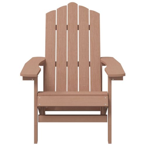 Градински стол "Адирондак", HDPE, кафяв