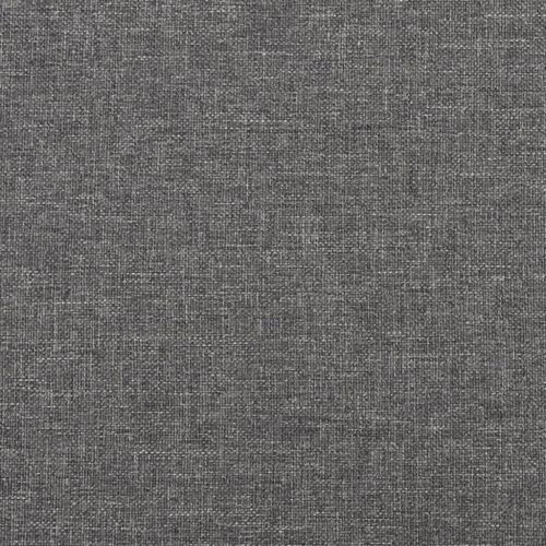 Табуретка, светлосива, 45x29,5x35 см, текстил