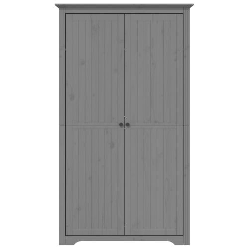 Гардероб BODO, сив, 99x53,5x173 см, бор масив