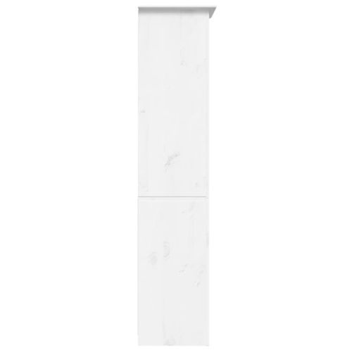 Етажерка за книги BODO бяла 82x40x173 см бор масив 5 нива