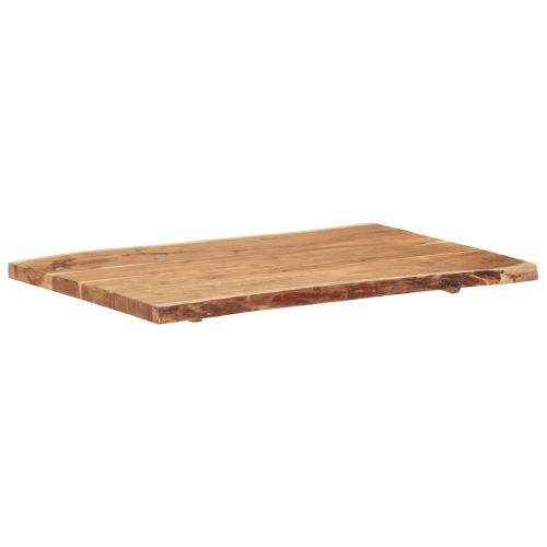 Плот за маса, акациево дърво масив, 100x(50-60)x3,8 cм