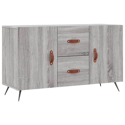 Сайдборд, Сив сонома, 100x36x60 см, инженерно дърво