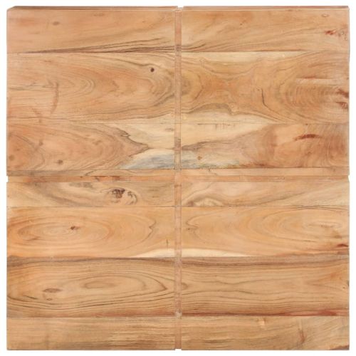 Маса за кафе, 80x80x28 cм, акациево дърво масив