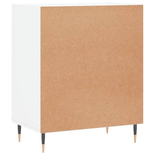 Бюфет бял 57x35x70 см инженерно дърво