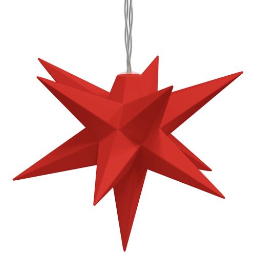 Коледна лампички, 10 LED, червени, 10 см