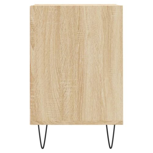 ТВ шкаф, бетонно сиво, 100x35x55 см, инженерно дърво