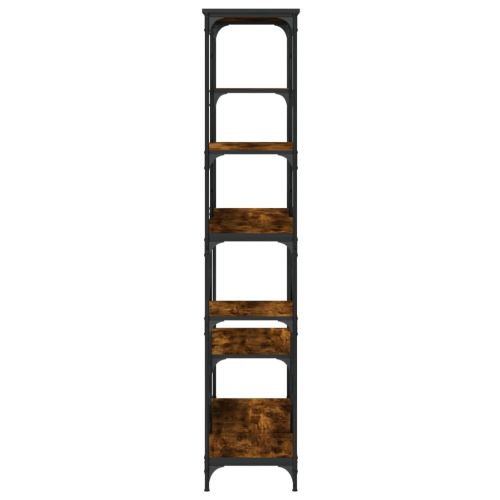 Рафт за книги 10 нива 99 x 35,5 x 176 cm Опушен дъб