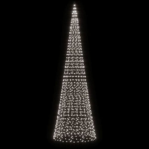LED коледна елха 1534 LED студено бяло 500 см