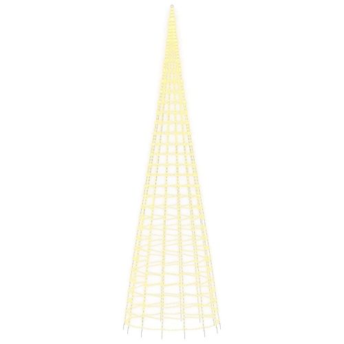 LED коледна елха 3000 LED топло бяло 800 см