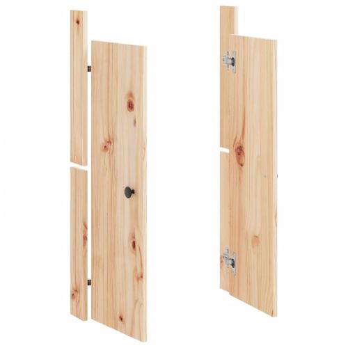 Кухненски вратички за открито, MEPPEL, 2 бр, 50x9x82 см, бор масив