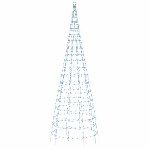 LED коледна елха 550 LED синьо 300 см