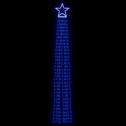 Коледни лампички за елха 320 LED сини 375 см