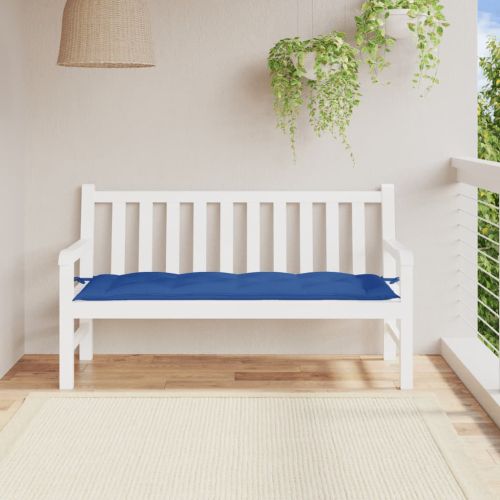 Възглавница за пейка кралско синьо 150x50x7 см Оксфорд плат
