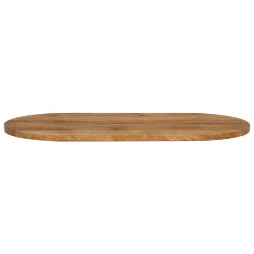 Плот за маса, 100x40x2,5 см, овален, масивно дърво манго