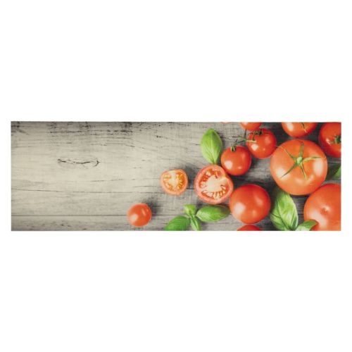 Кухненско килимче, миещо, домати, 60x180 см, кадифе