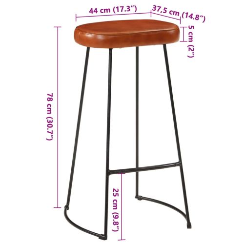 Gavin бар табуретки 2 бр 44x37,5x78 см