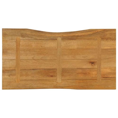 Плот за маса, 100x60x2,5 см, жив ръб, масивно дърво манго