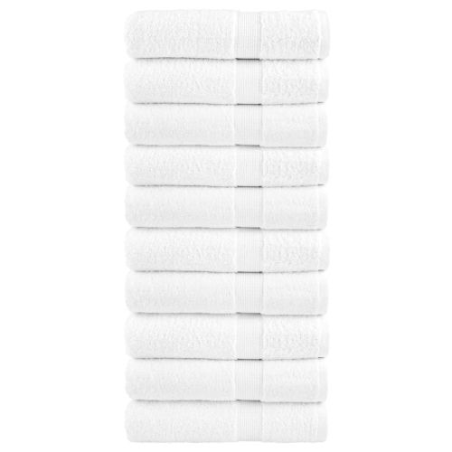 Премиум кърпи за ръце SOLUND 10 бр бели 50x100 см 600 gsm