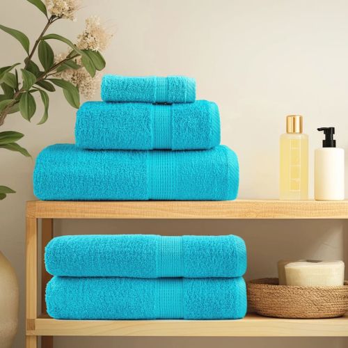 Премиум кърпи за баня SOLUND 10 бр тюркоаз 70x140 см 600 gsm
