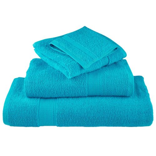 Премиум кърпи за баня SOLUND 10 бр тюркоаз 70x140 см 600 gsm