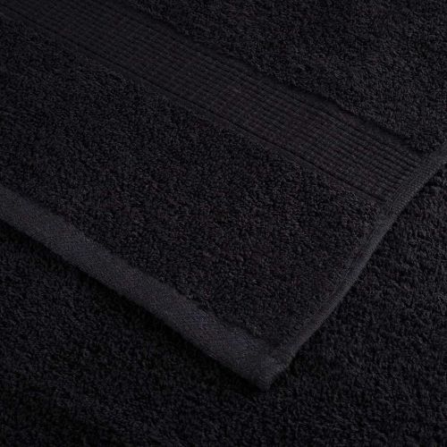 Премиум кърпи SOLUND 2 бр черни 100x200 см 600 gsm