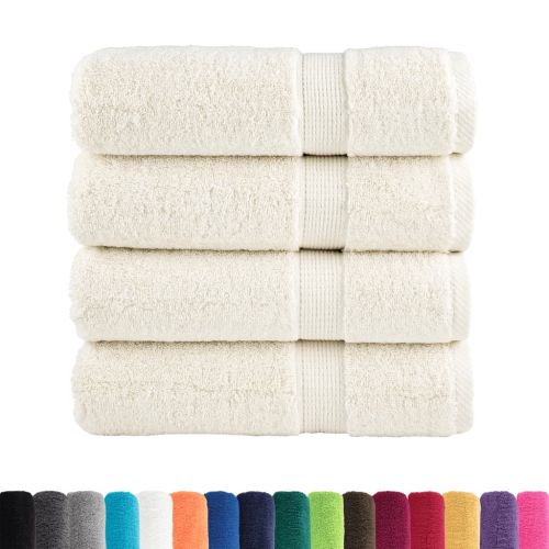 Премиум хавлиени кърпи SOLUND 4 бр зелени 100x150 см 600 gsm