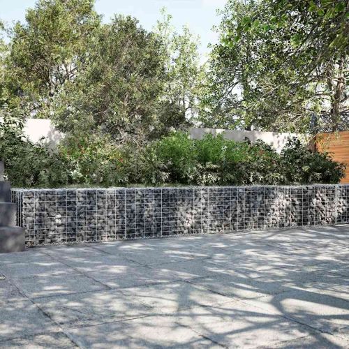 Габионна кошница с покритие, 700x50x50 см, поцинковано желязо