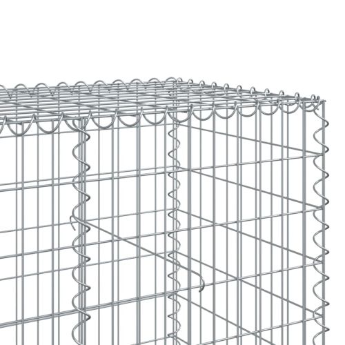 Габионна кошница с покритие, 550x100x100 см, поцинковано желязо